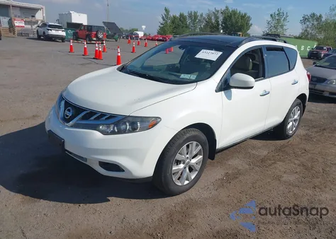2014 Nissan Murano Sl из США, поврежденный, VIN JN8AZ1MW2EW511037